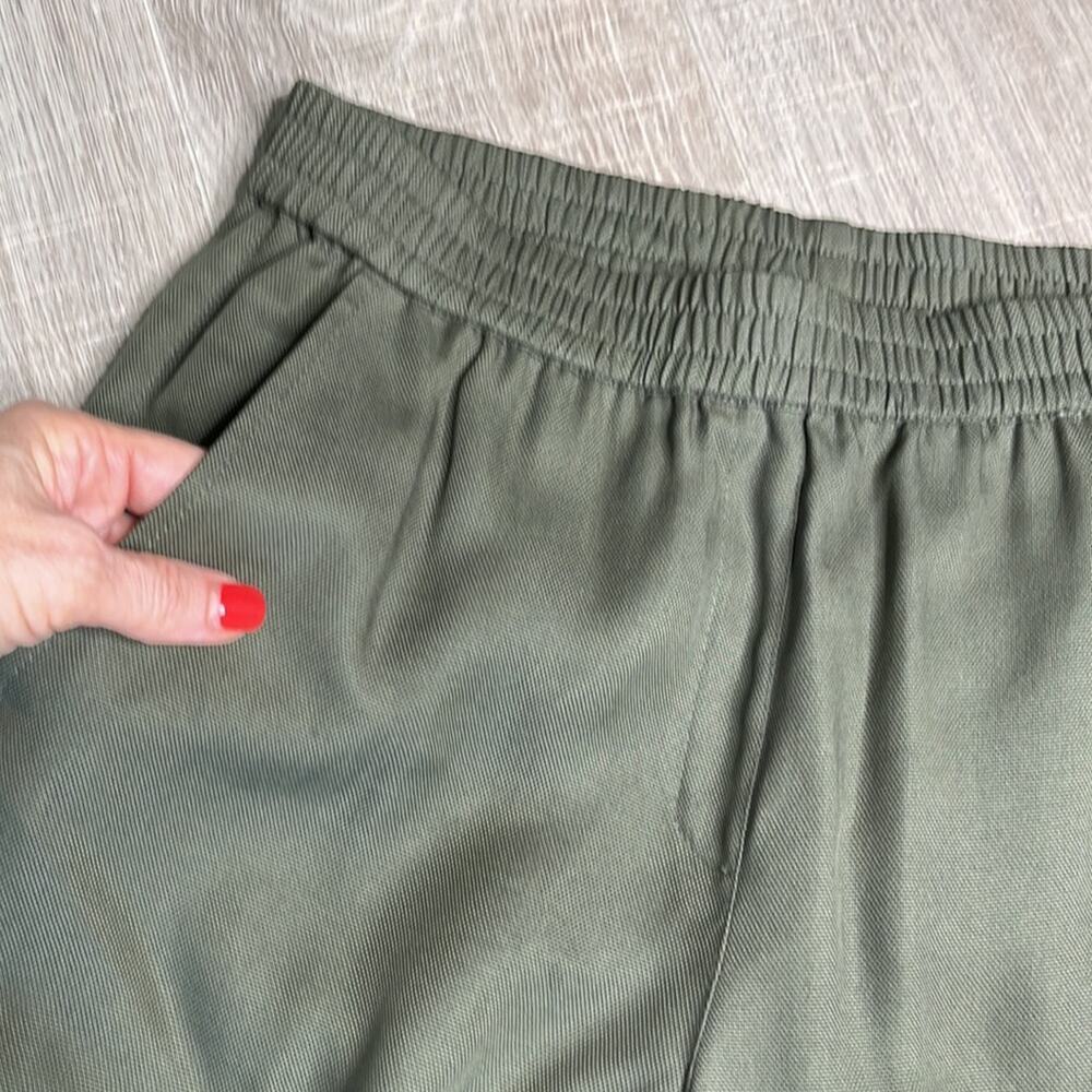 BCBGMAXAZRIA Dark Olive Green Cian Cargo Jogger Pants Women’s Size XS - Picture 8 of 13